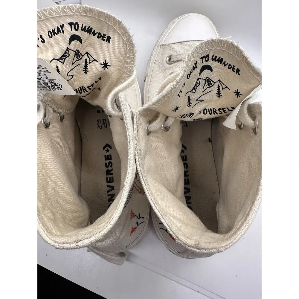 Converse Chuck Taylor Lift Platform It's Okay To Wander Hi 8.5
